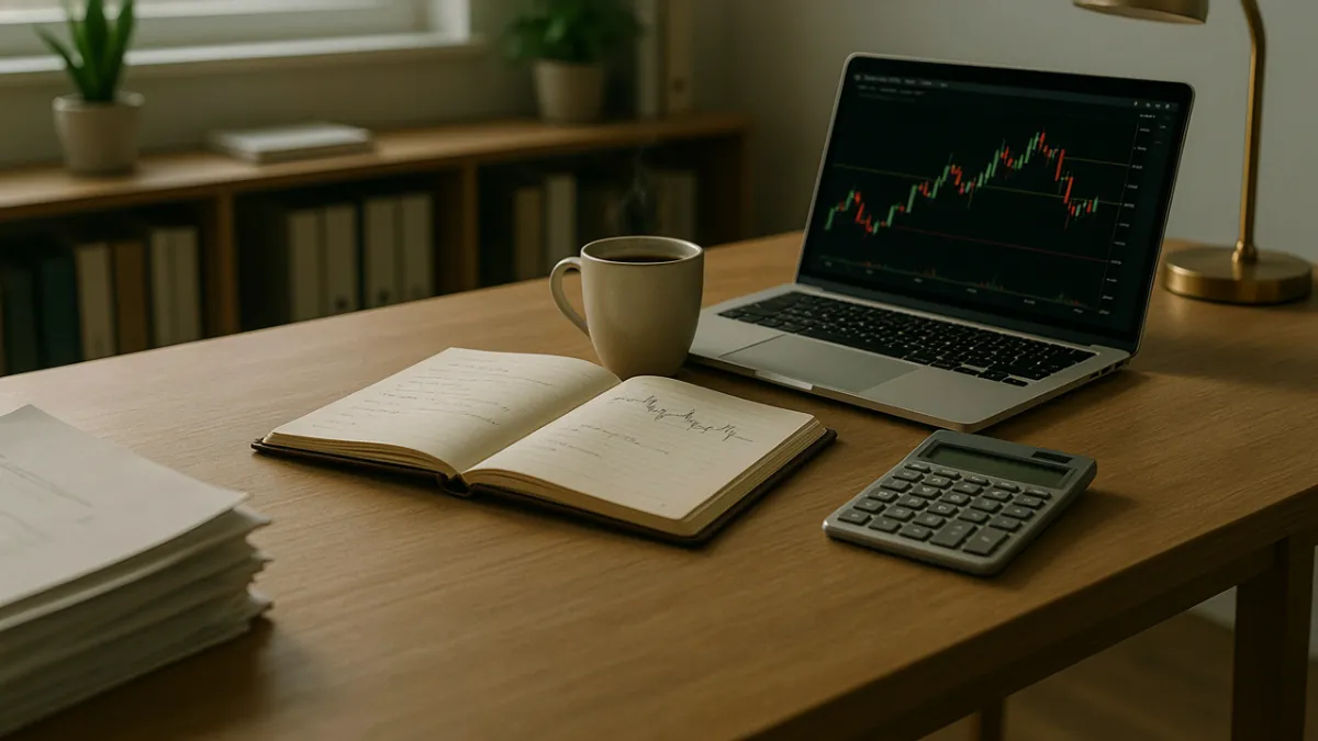 Trading journal and risk management taught in a demand and supply trading course