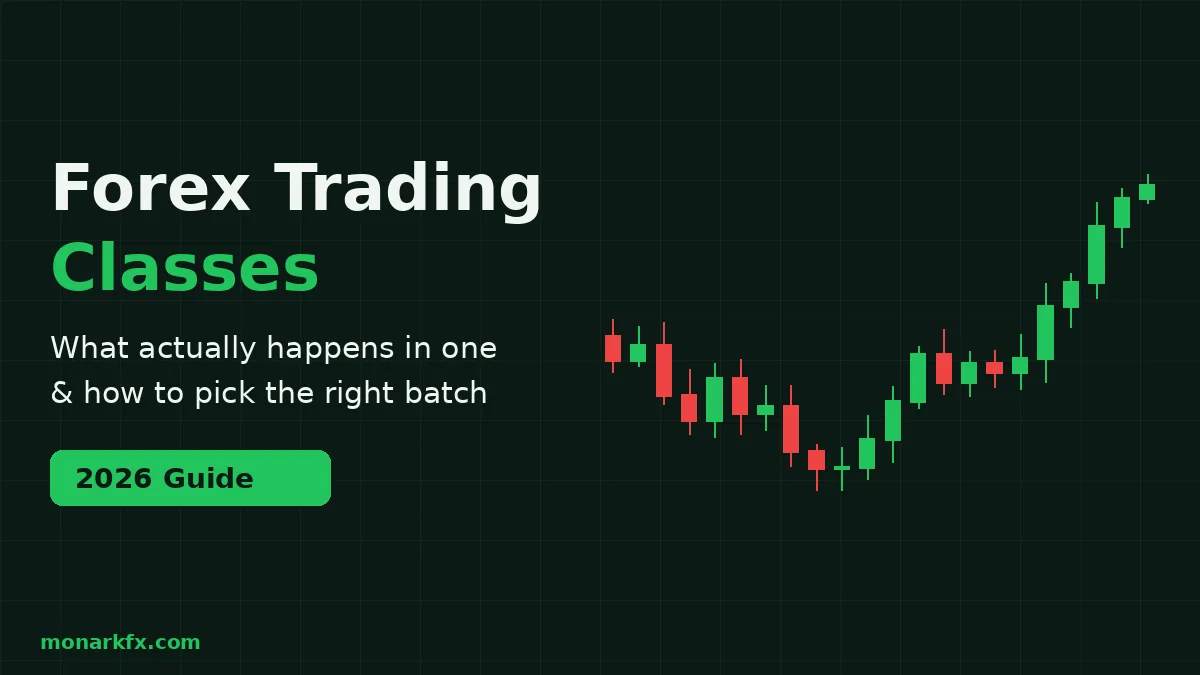 Forex trading classes guide 2026 - what happens in a class and how to pick the right batch